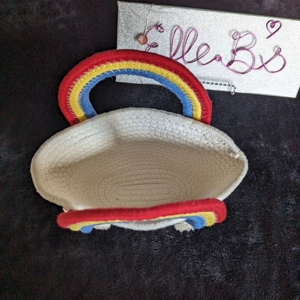 Rainbow Hand Bag / Basket